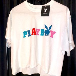 Playboy Crop/ T-shirt